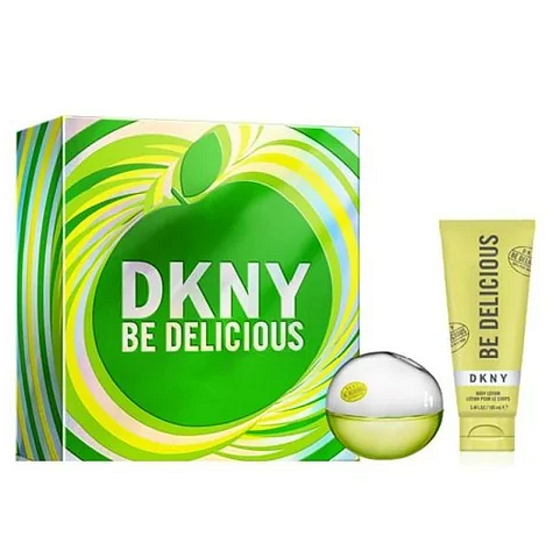 DKNY Donna Karan Be Delicious Woman perfumowana woda 30 ml + mleczko do ciała 100 ml zestaw prezentowy dla kobiet
