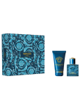 Versace Eros pour Homme woda toaletowa 30 ml + żel pod prysznic 50 ml, zestaw prezentowy dla mężczyzn