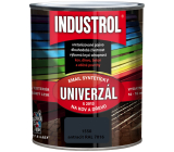 Industrol S2013 Univerzál lesk vrchní barva na kov a dřevo 1550 Antracit RAL7016, 0,75 l    
