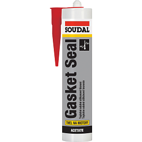 Soudal Gasket Seal uszczelniacz do silników do 285 °C, czerwony, 310 ml