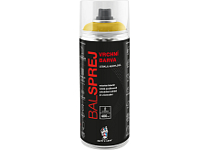 BALSPREJ vrchní uniwersalna farba akrylowa w sprayu, RAL 1018 żółty cynkowy, 400 ml