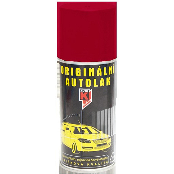 Kwasny Auto-K Color Škoda, oryginalna farba do samochodów w sprayu, 8290 czerwony romantyczny, 150 ml
