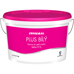 Supermal Plus biały do wnętrz, 7,5 kg