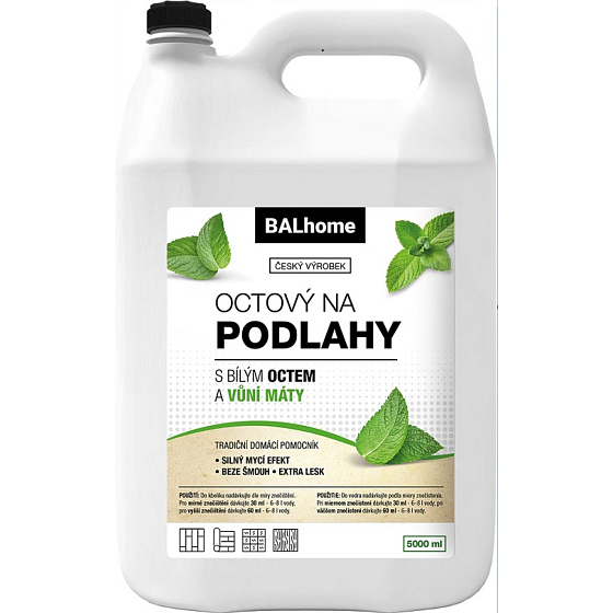 Balhome ocetowy środek czyszczący do podłóg o zapachu mięty 5 L