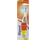 Signal szczoteczki do zębów Antiplaque, średnio miękka, opakowanie 1+1