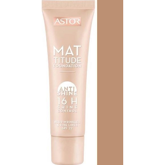 Astor Mattitude Foundation Anti Shine 16h Shine Control make-up 301 Honey 30 ml