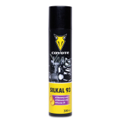 Coyote Silkal 93 silikonowy olej smar do łożysk, czepów, elektrycznych i rozruchowych urządzeń, rowerów.. spray 300 ml