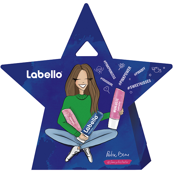 Labello Original balzám na rty 4,8 g + Labello Pearly Shine balzám na rty 4,8 g + Labello Soft Rosé balzám na rty 4,8 g, kosmetická sada