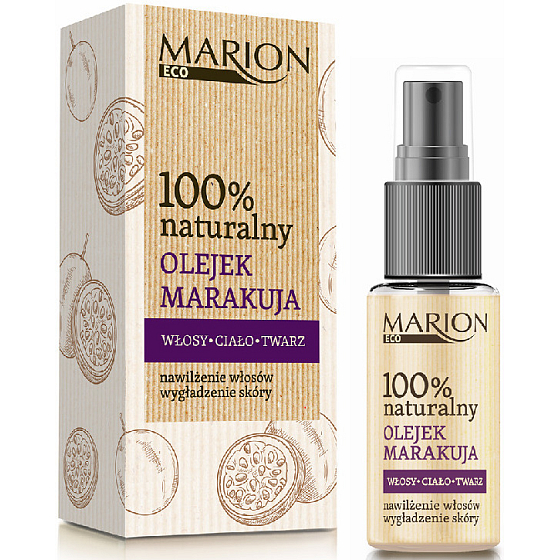 Marion Eco Marakuja 100% přírodní bio olej pro vlasy, pleť a tělo, vyhlazení pokožky 25 ml