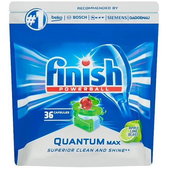 Finish Quantum Max Apple & Lime tablety do myčky 36 kusů