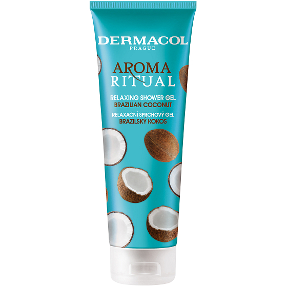 Dermacol Aroma Ritual Brazilian Coconut - Brazylijski kokos relaksujący żel pod prysznic 250 ml