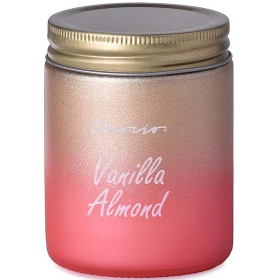 Emocio Vanilla Almond - Vanilková mandle vonná svíčka sklo s plechovým víčkem 74 x 95 mm