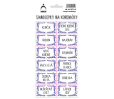 Arch Samolepky na kořenky Lawenda - Klinček 11 x 23,5 cm 0411 SK
