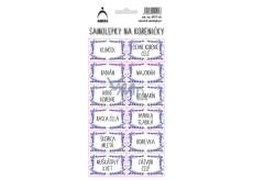 Arch Samolepky na kořenky Lawenda - Klinček 11 x 23,5 cm 0411 SK