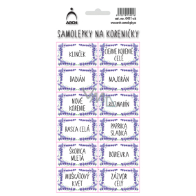 Arch Samolepky na kořenky Lawenda - Klinček 11 x 23,5 cm 0411 SK