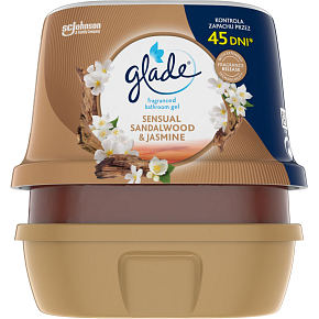 Glade osvěžovač vzduchu gel do koupelny Sensual Sandalwood & Jasmine, 180 g