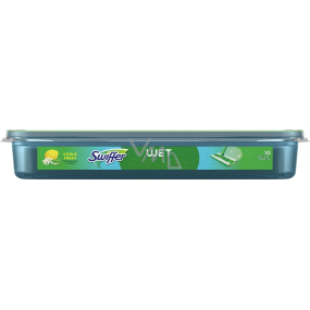 Swiffer Wet Citrus Fresh wymienne nawilżane chusteczki do podłogi 10 sztuk Swiffer Wet Citrus Fresh wymienne nawilżane chusteczki do podłogi 10 sztuk