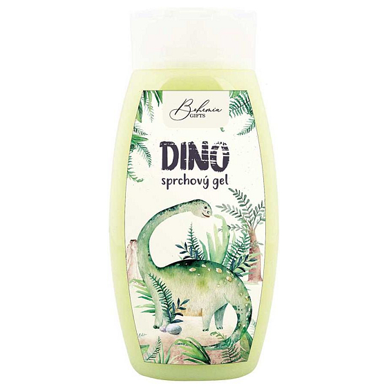 Bohemia Gifts Kids Dino żel pod prysznic dla dzieci zielony 250 ml
