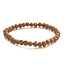 Elastyczny bransoletka Rudraksha z naturalnego nasienia, kulka 6 mm / 16 - 17 cm