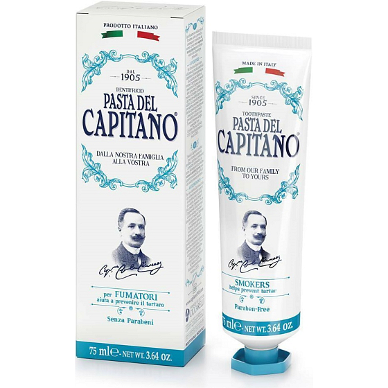Pasta Del Capitano 1905 Smokers pasta do zębów dla palaczy 75 ml