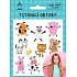 Arch Tetovací obtisky s atestem pro děti Zvířátka - Oranžový pes 14 x 11 cm