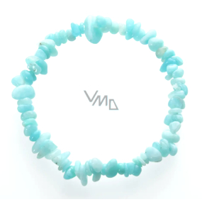 Amazonit Peru elastyczny bransoletka sekaný naturalny kamień 19 cm, kamień nadziei Amazonit Peru elastyczny bransoletka sekaný naturalny kamień 19 cm, kamień nadziei