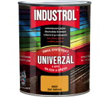 Industrol S2013 uniwersalny połysk farba na metal i drewno, 6600 dąbowy żółty, 750 ml