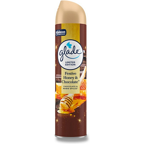 Glade odświeżacz powietrza w sprayu Festive Honey & Chocolate 300ml
