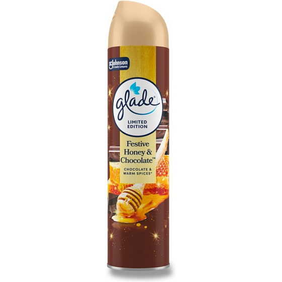 Glade odświeżacz powietrza w sprayu Festive Honey & Chocolate 300ml