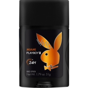 Playboy Miami antiperspirant deodorant stick pro muže 51 g