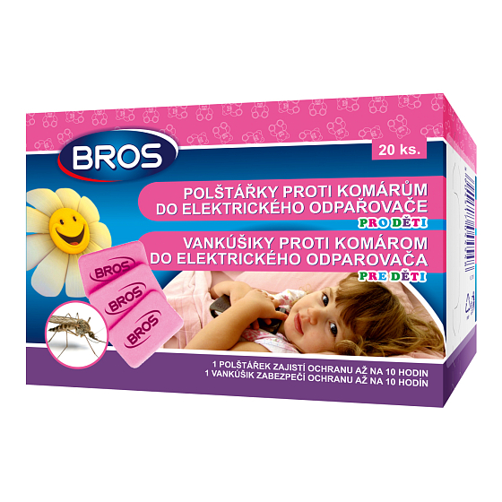 Bros Polštářky proti komárům náhradní náplň pro děti 20 kusů