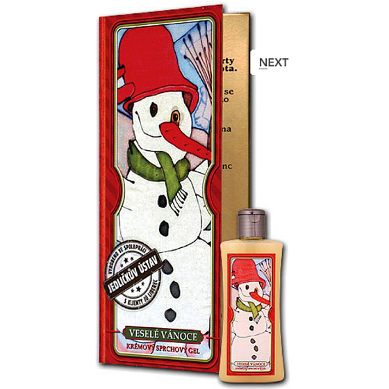 Bohemia Gifts Krémový sprchový gel 250 ml, kniha kosmetická sada
