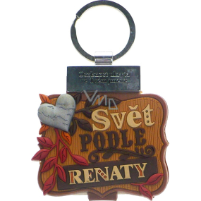 Albi Knížka se jménem na klíče Svět podle Renaty 6 x 9,5 cm