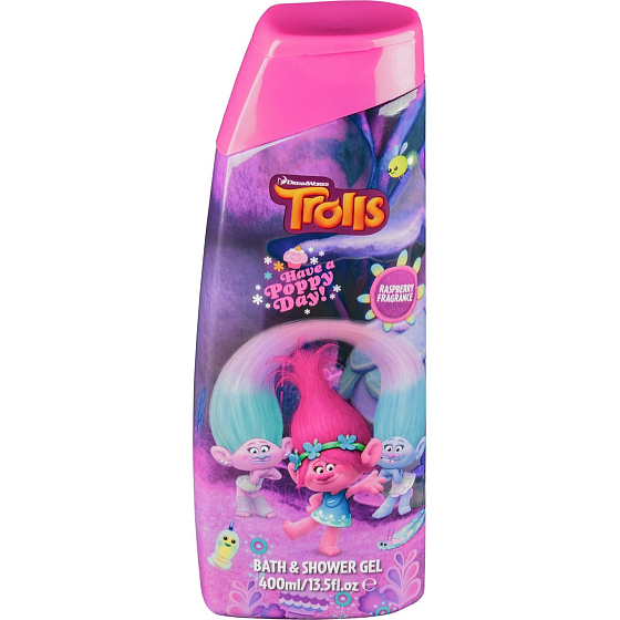 Trollové sprchový a koupelový gel pro děti 400 ml