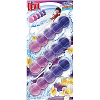 Dr. Devil WC Bicolor 5ball sunset blossom zawieszony blok WC, 3× 35 g