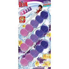 Dr. Devil WC Bicolor 5ball sunset blossom zawieszony blok WC, 3× 35 g