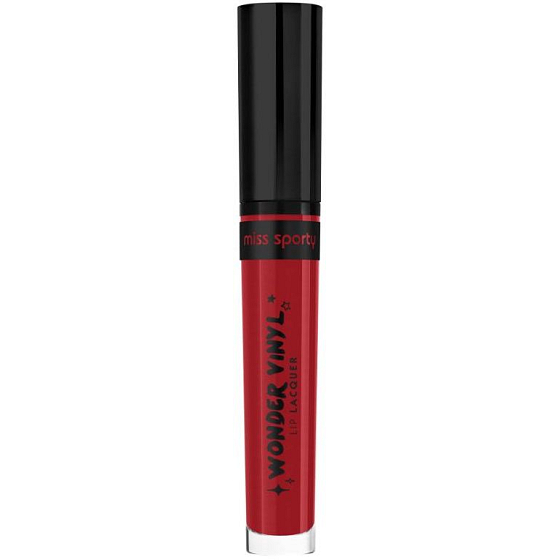 Miss Sporty Wonder Vinyl tekutá rtěnka 300 Scarlet Shimmer 3,7 ml