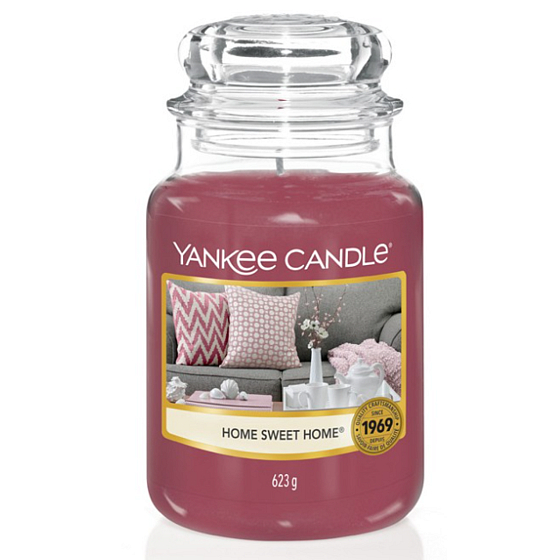Yankee Candle Home Sweet Home - Słodki dom vonny świeca Classic duża szklana 625 g Christmas 2020