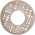Yankee Candle Claridge Gold Punched Metal prstenec ozdobný kovový na střední a velké vonné svíčky Classic 8,5 x 3 cm