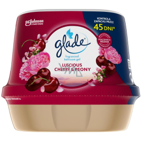 Glade Luscious Cherry & Peony żel zapachowy do łazienki 180 g