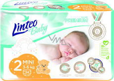 Linteo Baby Premium Mini pieluchy dziecięce 3 do 6 kg, 34 szt.