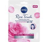 Nivea Rose Touch textilní pleťová maska 1 kus