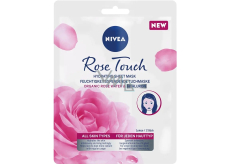 Nivea Rose Touch textilní pleťová maska 1 kus