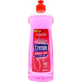 Crystale Rinse Aid Pink Grapefruit & Pomegranate - Růžový grep a granátové jablko leštidlo do myčky 500 ml