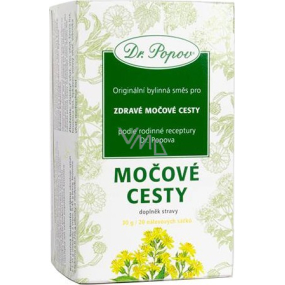 Dr. Popov Mocowe drogi ziołowy napar dla zdrowych dróg moczowych 20 torebek 20 x 1,5 g