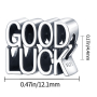 Zawieszka ze srebra 925 Good Luck - Powodzenia, koralik do bransoletki symbol