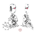 Zawieszka ze srebra 925 Disney Bambi i Kubuś, 2w1 charms do bransoletki Boże Narodzenie