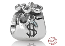Charm Srebrny 925 Pełen Monet, Muszla na Bransoletkę Symbol
