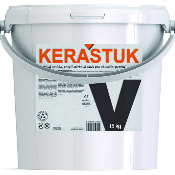 Kerastuk V tynk szpachlowy, zewnętrzny, 15 kg