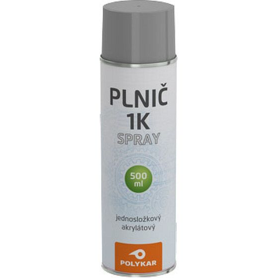 Polykar 1K wypełniacz jednoskładnikowy akrylowy w sprayu, szary, 500 ml